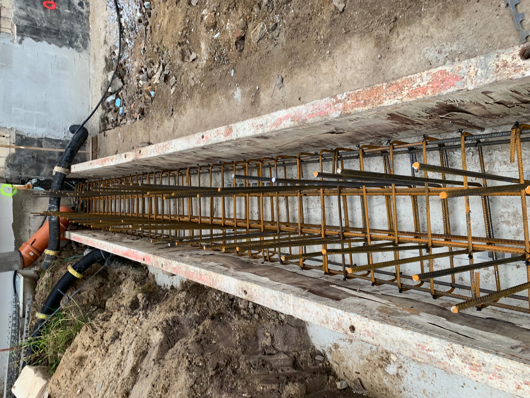 Bewehrung im Fundament