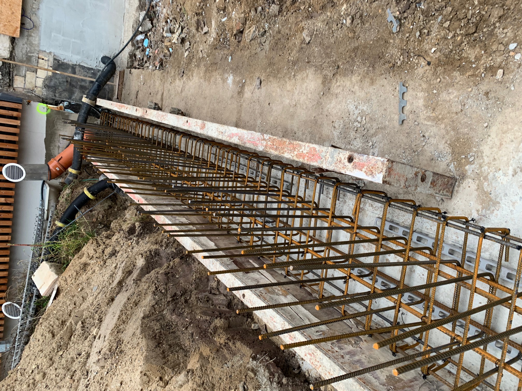 Schalung für das Fundament